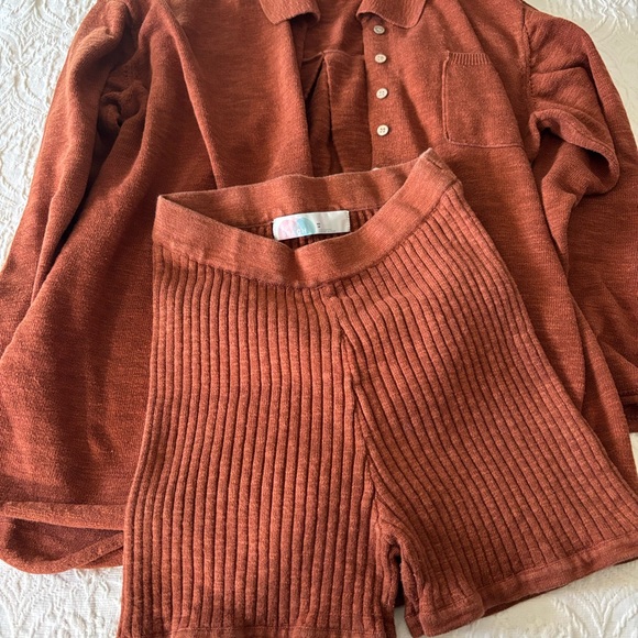 Free People Pants - Free People Ribbed Knit Set